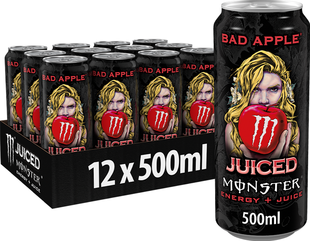 Monster Energy Juiced Bad Apple (12 x 500 ml) | What’ Sup!